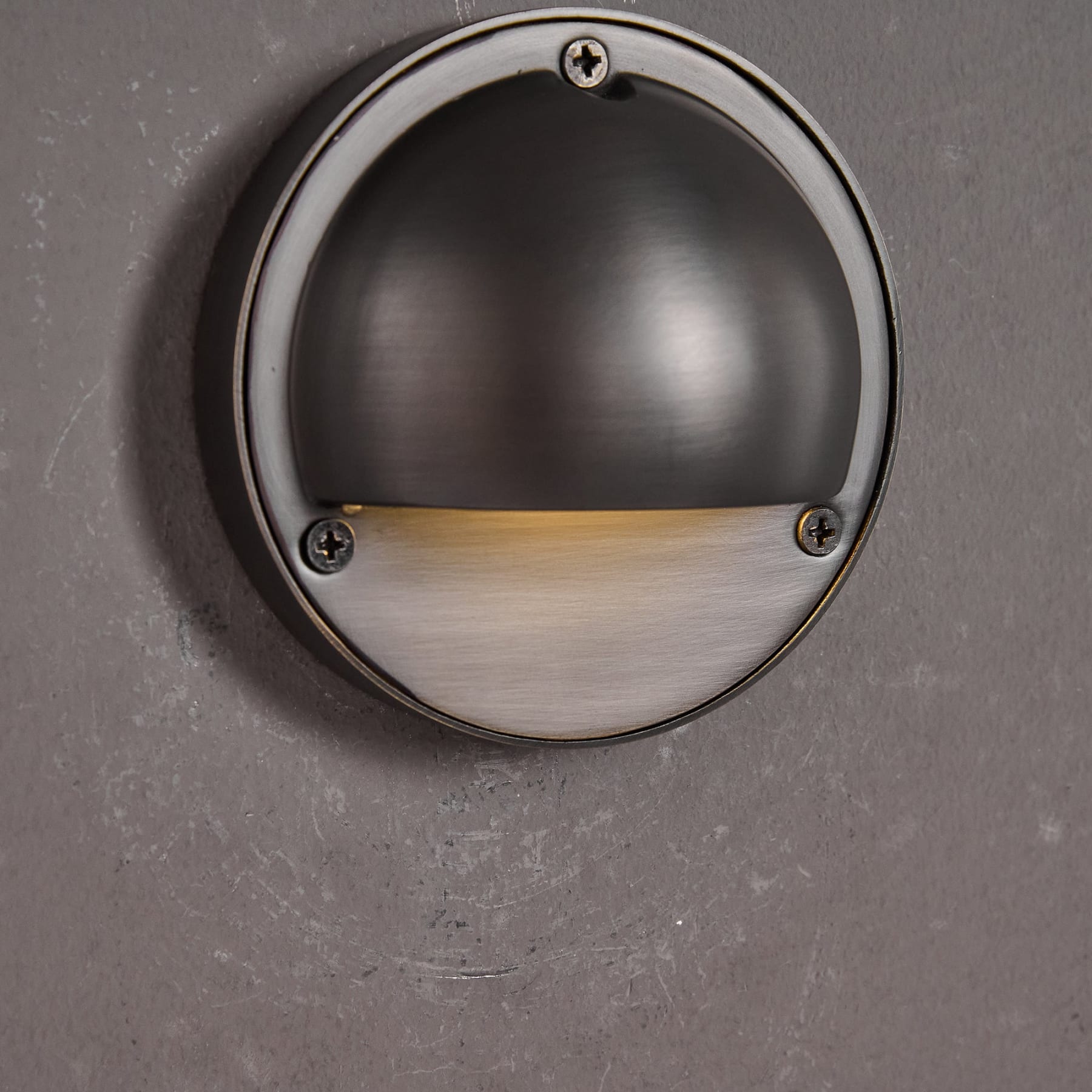 Modern Copper Wall Light With Tri-Color Glow — Harbor Light Co.