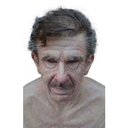 Realistic Latex Mask Full Head Halloween Costume Mask for Adults with Lifelike Detail for Cosplay Masquerade and Themed Parties