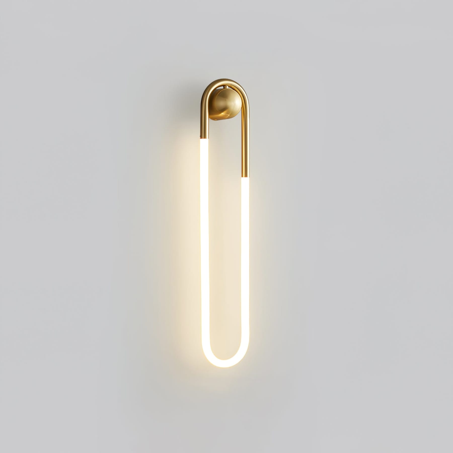 Modern Brass Wall Light for Living Room and Bedroom in L5.5" x W3.9" x H29.5" (L14 x W9.9 x H74.9 cm) — Harbor Light Co.