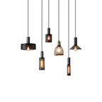Industrial Wrought Iron Concrete Pendant Light With Warm LED Glow — Harbor Light Co.