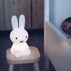 White Rabbit Table Lamp with Rechargeable Dimmable LED Light