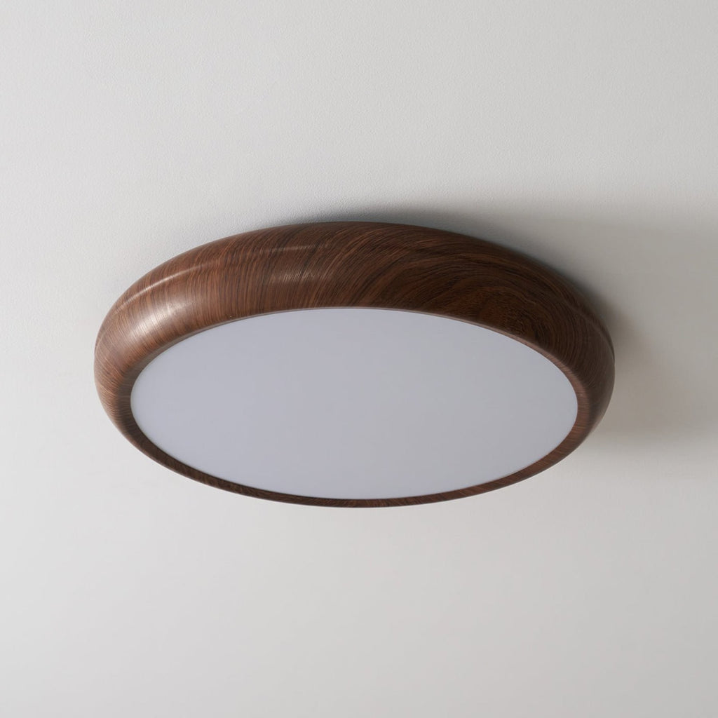 Modern Wood Flush Mount Ceiling Light for Living Room — Harbor Light Co.