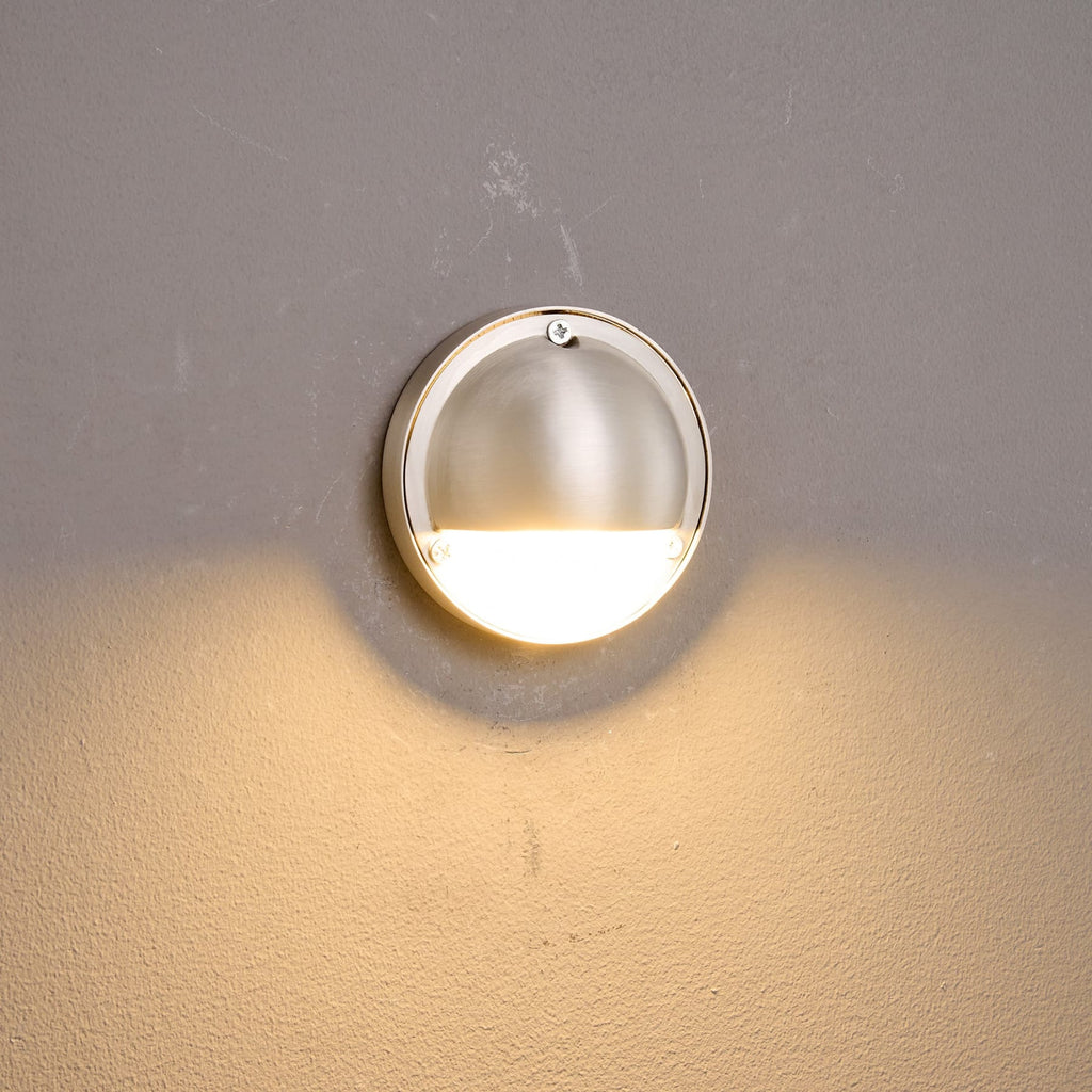Modern Copper Wall Light With Tri-Color Glow — Harbor Light Co.