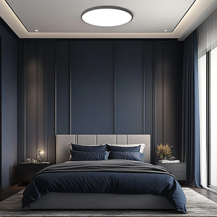Ultra Slim Round Flush Mount Ceiling Light