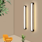 Modern Long Rectangle Flush Mount Ceiling Light with LED