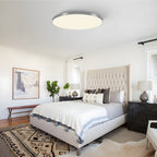 Modern Round Flush Mount LED Ceiling Light with Slim Profile