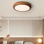 Modern Wood Flush Mount Ceiling Light for Living Room — Harbor Light Co.