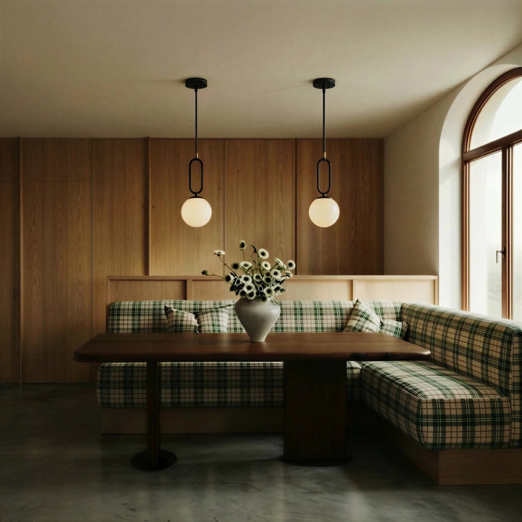 Modern Marble Pendant Light With Warm LED Glow for Dining Room — Harbor Light Co.