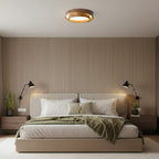 Modern Wood Flush Mount Ceiling Light for Living Room and Bedroom — Harbor Light Co.