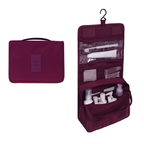 Hanging Travel Toiletry Bag Waterproof Cosmetic Organizer with Hook and Multiple Compartments for Women