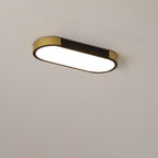 Modern Linear Metal Flush Mount Ceiling Light With Dimmable Remote — Harbor Light Co.