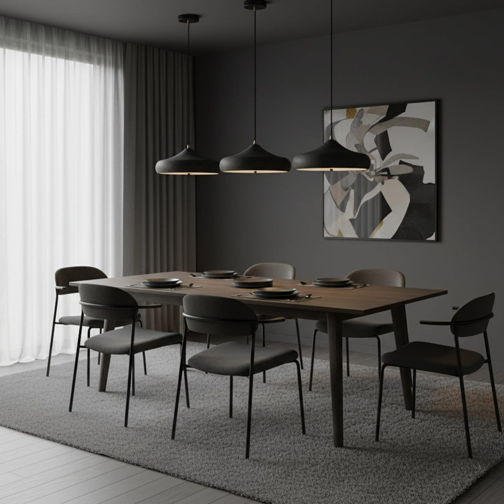 Modern Iron Pendant Light With Warm LED Glow for Dining Room — Harbor Light Co.