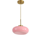 Bauhaus Glass Pendant LED Light with Adjustable Cord