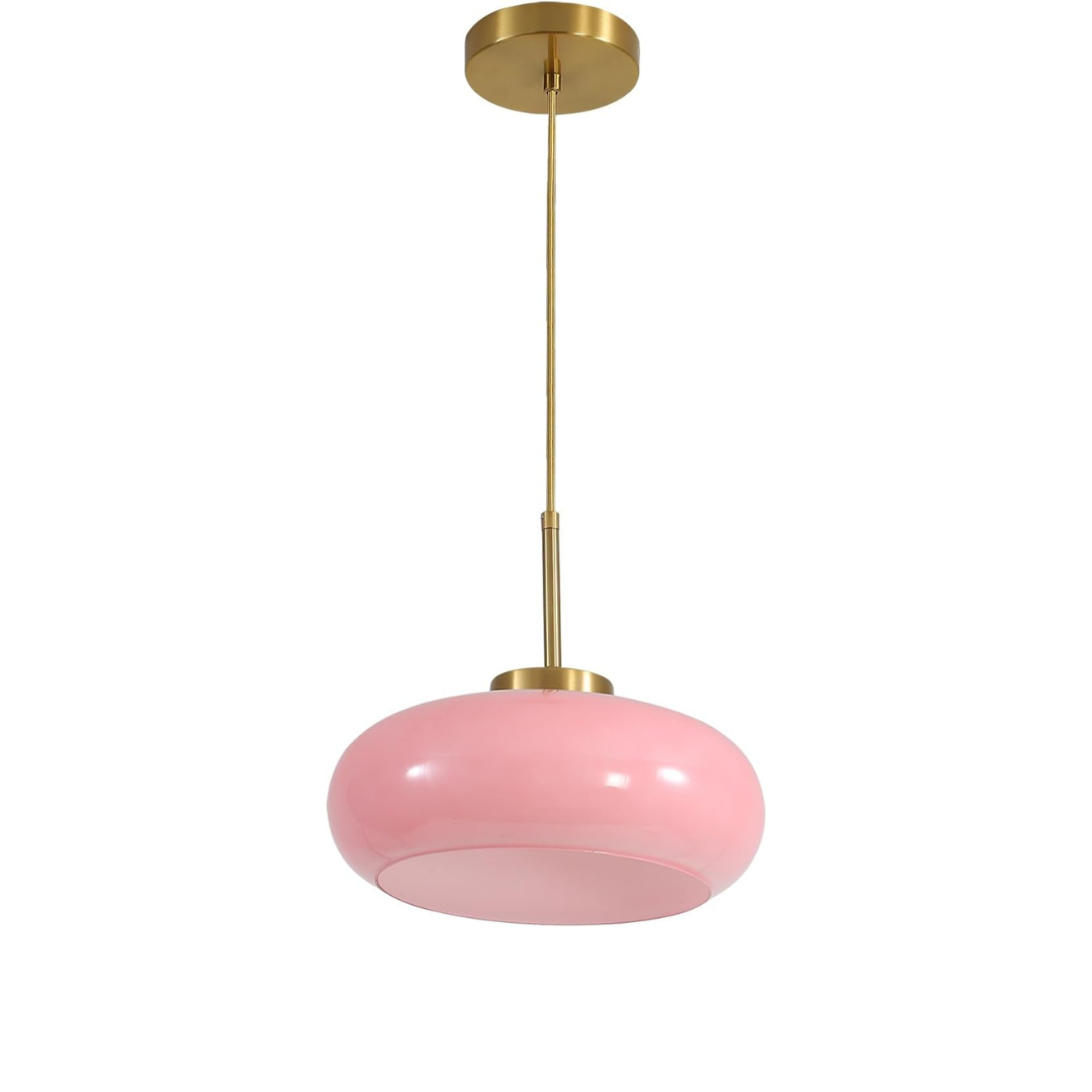 Bauhaus Glass Pendant LED Light with Adjustable Cord