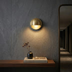 Modern Copper Wall Light With Tri-Color Glow — Harbor Light Co.
