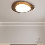 Modern Wood Flush Mount Ceiling Light With Stepless Remote Dimming — Harbor Light Co.
