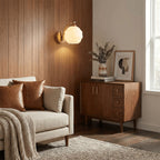 Modern Glass Wall Light With Warm LED Glow — Harbor Light Co.