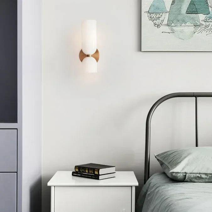 Modern Glass Wall Sconce for Living Room and Bedroom — Harbor Light Co.