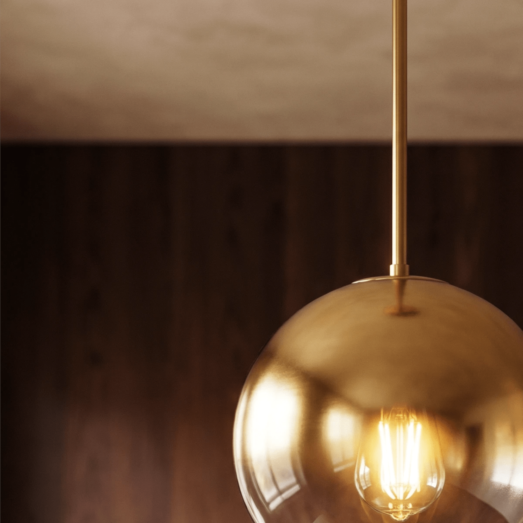 Modern Glass Pendant Light With Warm LED Glow — Harbor Light Co.