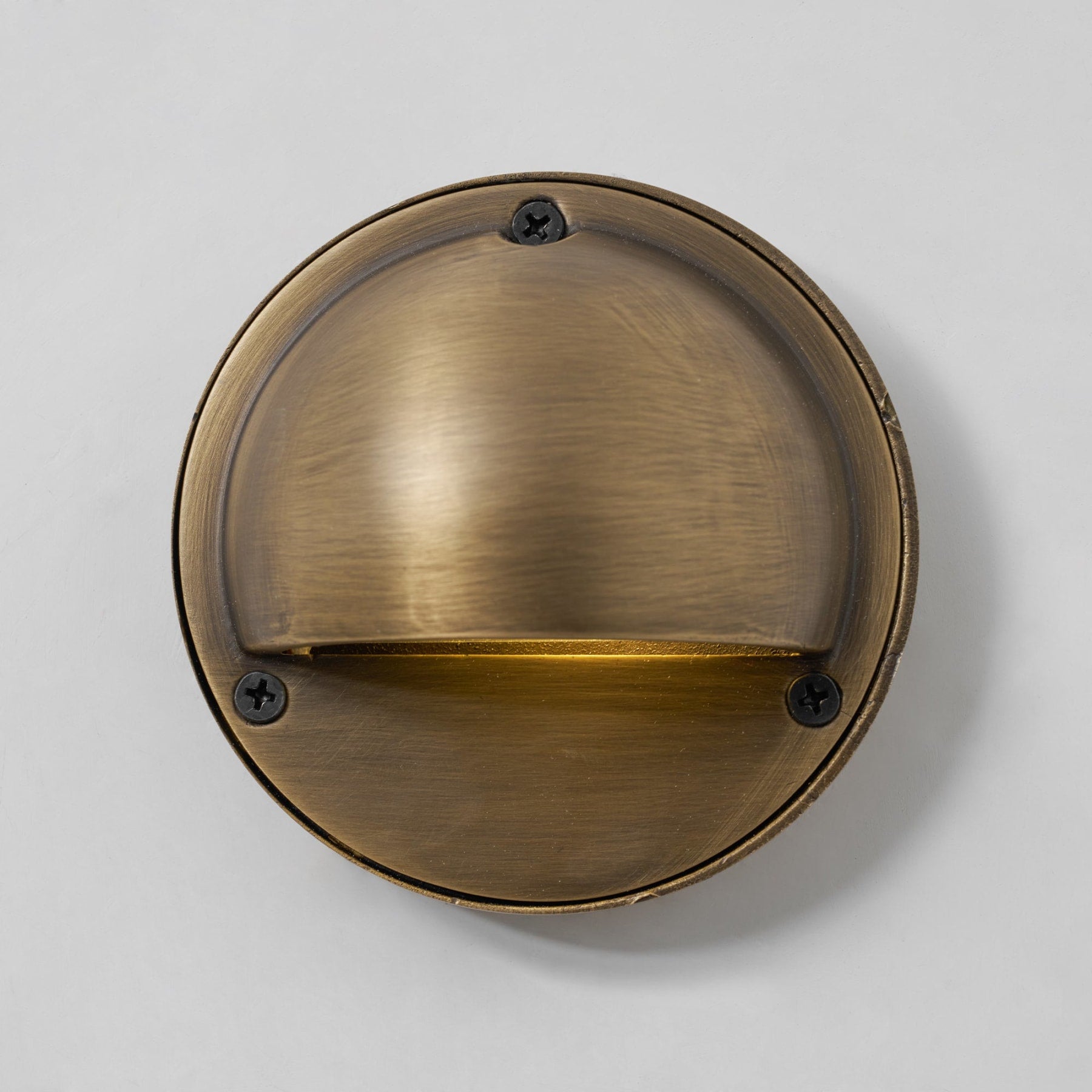 Modern Copper Wall Light With Tri-Color Glow — Harbor Light Co.