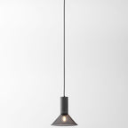 Industrial Wrought Iron Concrete Pendant Light With Warm LED Glow — Harbor Light Co.