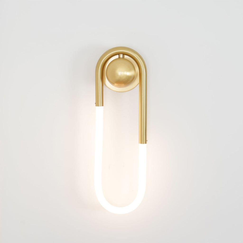 Modern Brass Wall Light for Living Room and Bedroom — Harbor Light Co.