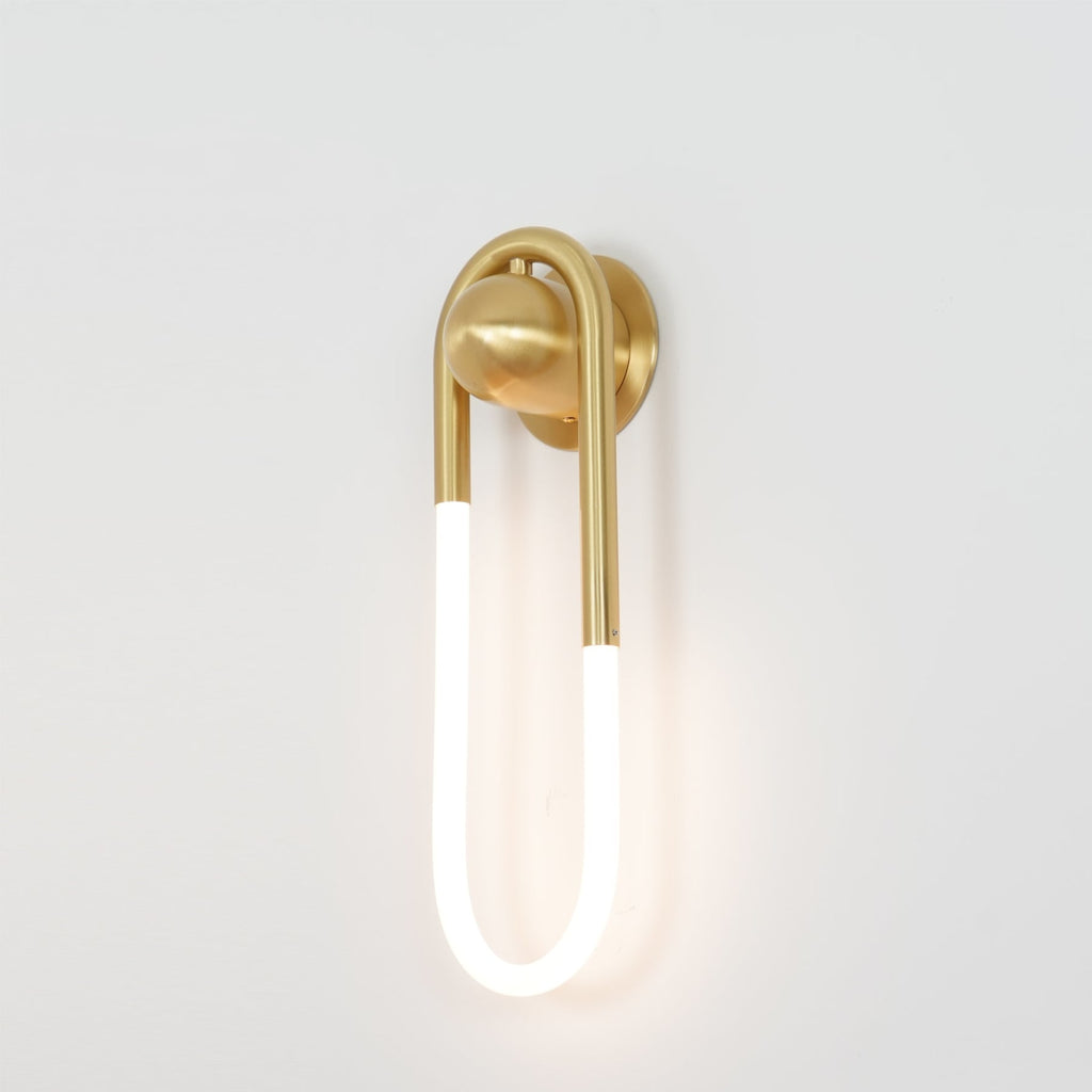 Modern Brass Wall Light for Living Room and Bedroom — Harbor Light Co.