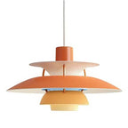Scandinavian Metal Pendant Light for Dining Room in Shades of Orange — Harbor Light Co.