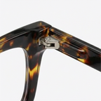 Oversized Square Reading Glasses with Spring Hinges and Blue Light Filter