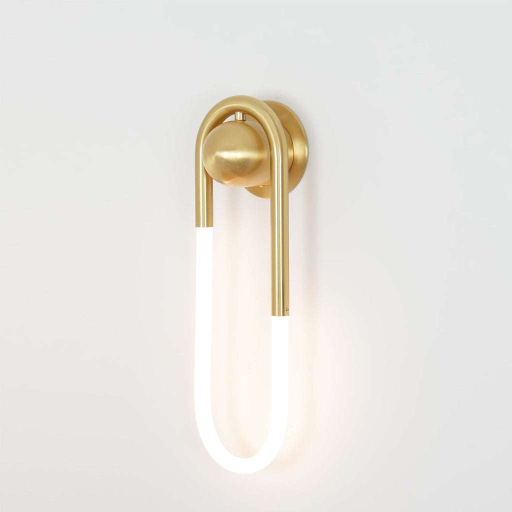 Modern Brass Wall Light for Living Room and Bedroom — Harbor Light Co.