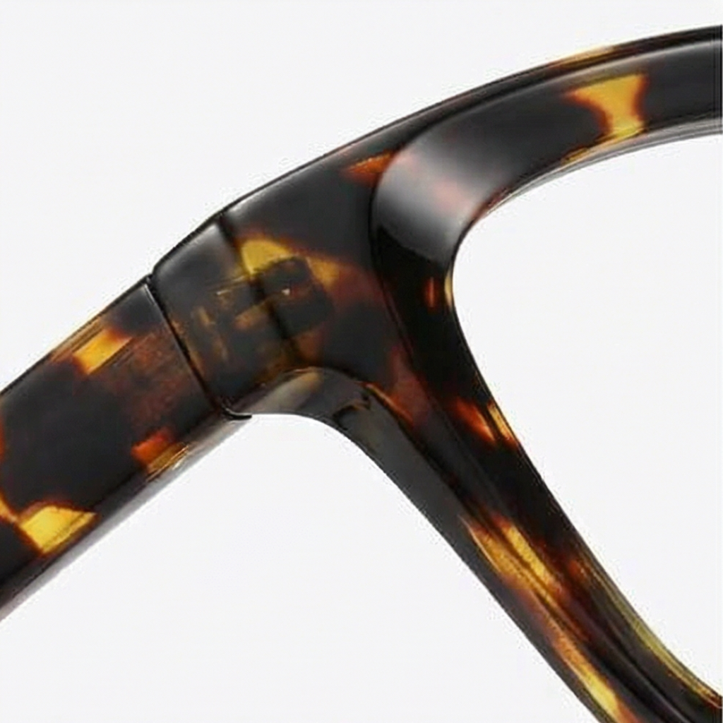 Oversized Square Reading Glasses with Spring Hinges and Blue Light Filter