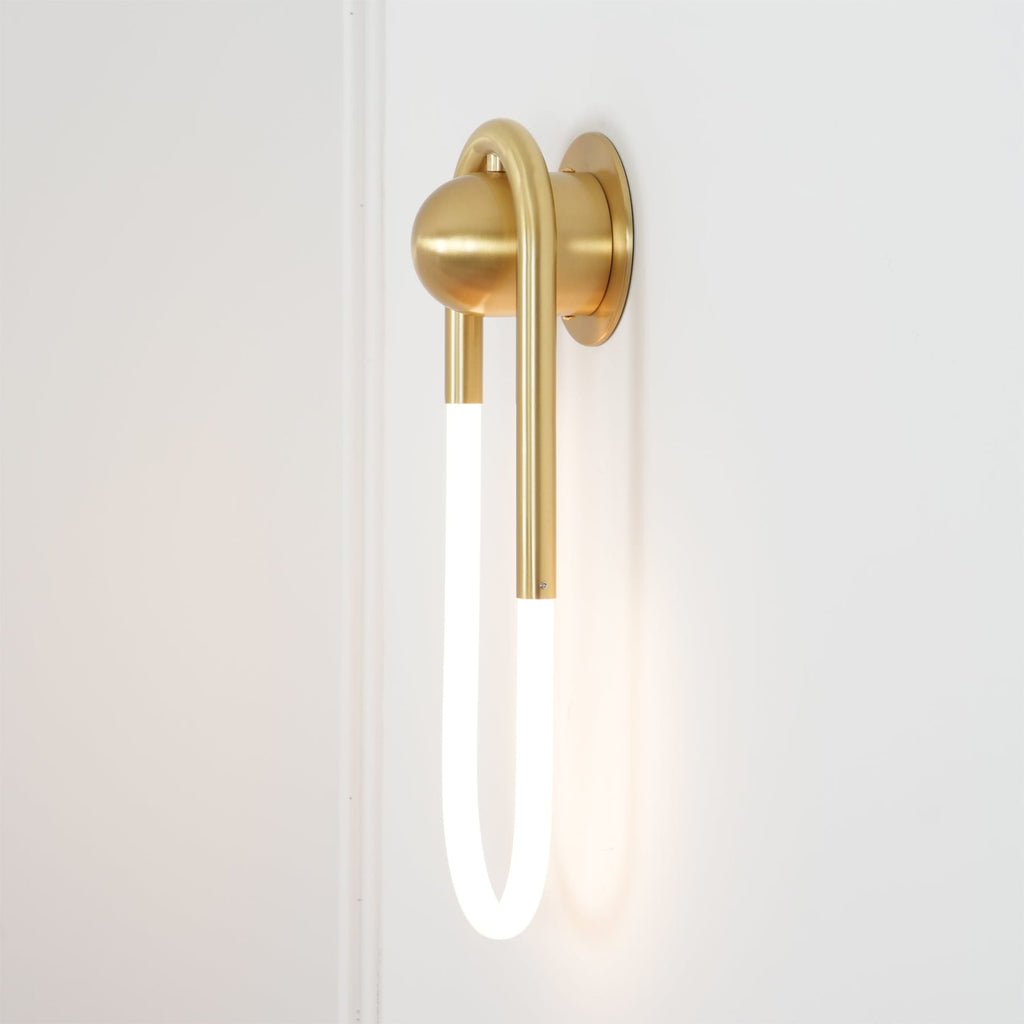 Modern Brass Wall Light for Living Room and Bedroom — Harbor Light Co.