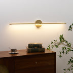 Modern Linear Metal Wall Light With Warm LED Glow — Harbor Light Co.
