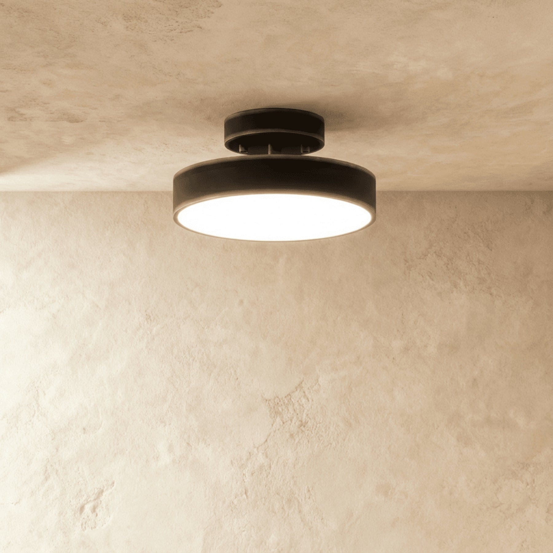 Modern Iron Semi-Flush Mount Ceiling Light for Living Room — Harbor Light Co.
