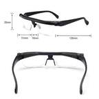 Adjustable Focus Reading Glasses Unisex Variable Dial Lenses Lightweight Frame for Reading and Screen Work