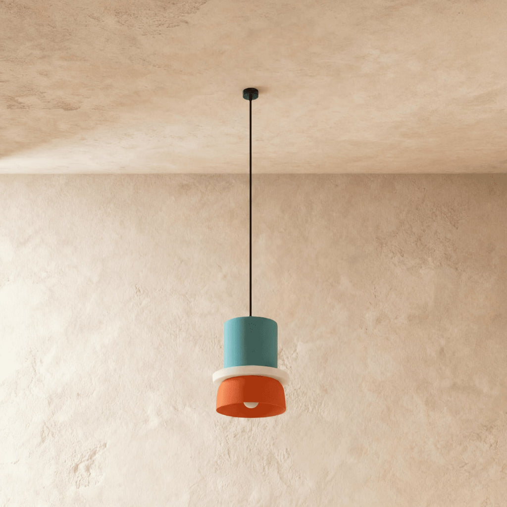 Modern Aluminum Two-Tone Pendant Light With Warm LED Glow — Harbor Light Co.