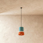 Modern Aluminum Two-Tone Pendant Light With Warm LED Glow — Harbor Light Co.