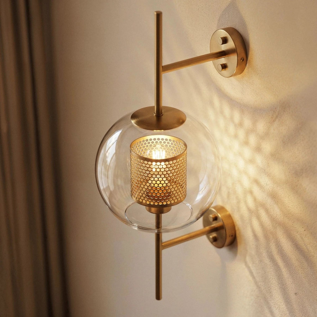 Modern Glass Wall Light With Warm LED Glow — Harbor Light Co.