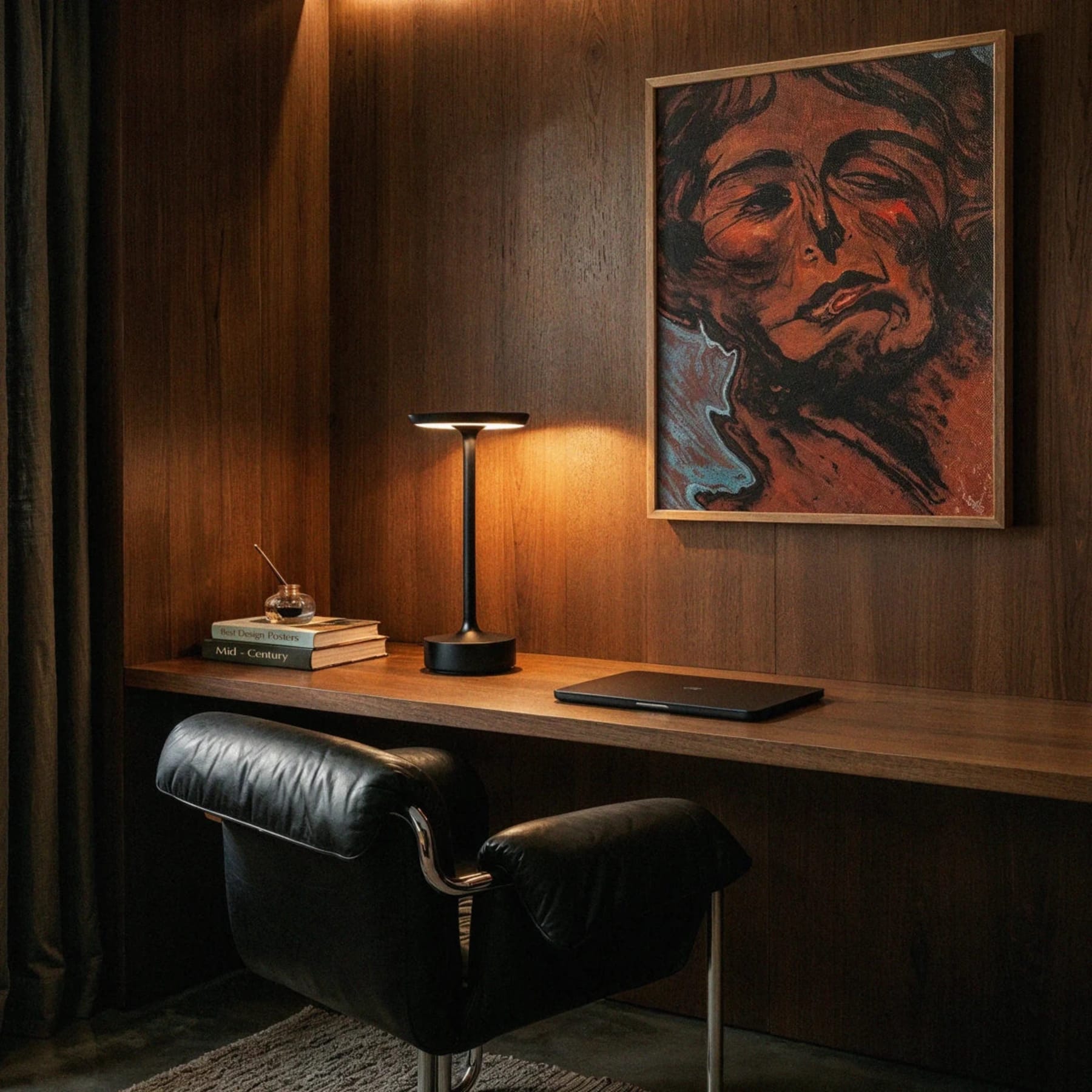 Modern Metal Rechargeable Table Lamp With USB Charging — Harbor Light Co.