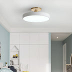 Modern Circular Semi Flush Mount LED Ceiling Light
