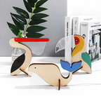 Nordic Wooden Animal LED Light Table Lamp USB Powered