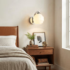 Modern Glass Wall Light With Warm LED Glow — Harbor Light Co.