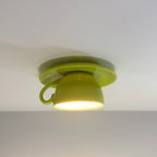 Modern Ceramic Flush Mount Ceiling Light With Gloss Finish — Harbor Light Co.