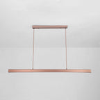 Modern Linear Pendant Light Bar with Integrated LED Light