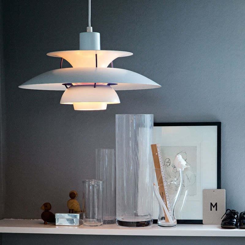 Scandinavian Metal Pendant Light for Dining Room — Harbor Light Co.