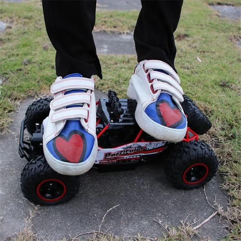 Remote Control Monster Truck Off-Road RC Rock Crawler Car with Rubber Tires Rechargeable Battery and Remote for Kids and Adults All Terrain Toy Truck