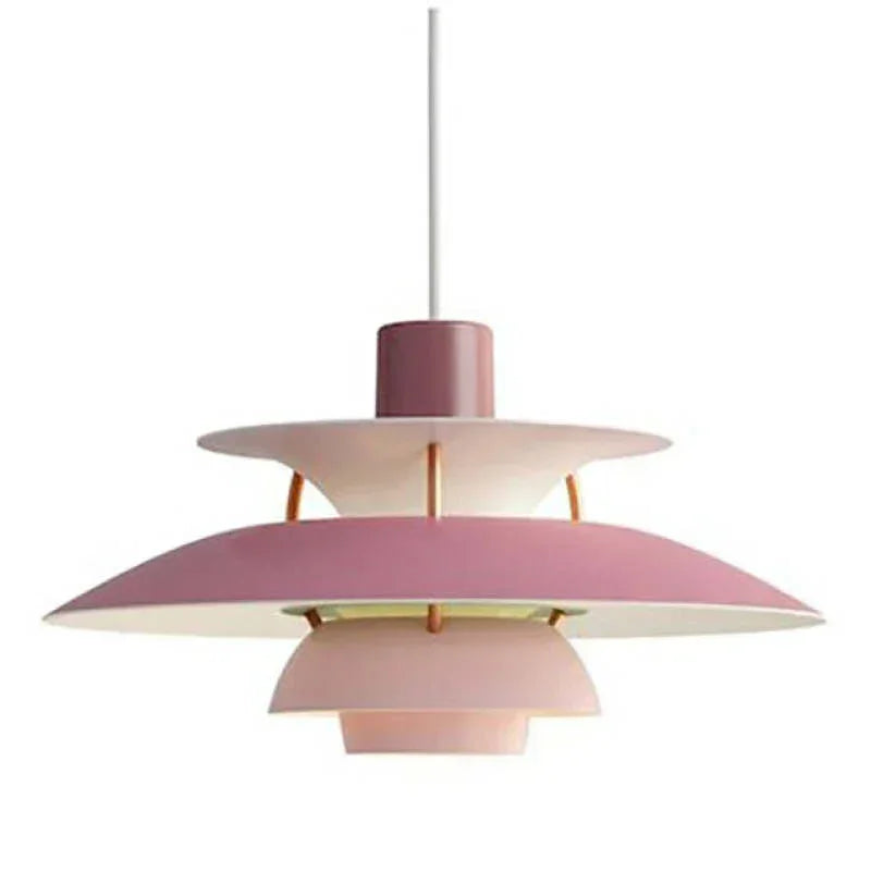 Scandinavian Metal Pendant Light for Dining Room in Shades of Purple — Harbor Light Co.