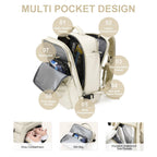 Large Travel Backpack for Women Waterproof Carry On Hiking Backpack with USB Charging Port Shoe Compartment and Wet Dry Pocket