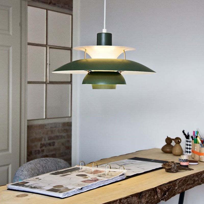Scandinavian Metal Pendant Light for Dining Room — Harbor Light Co.