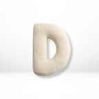 Alphabet Letter Throw Pillow Soft Velvet Decorative Cushion for Sofa Bed and Kids Room Personalized Initial Pillow